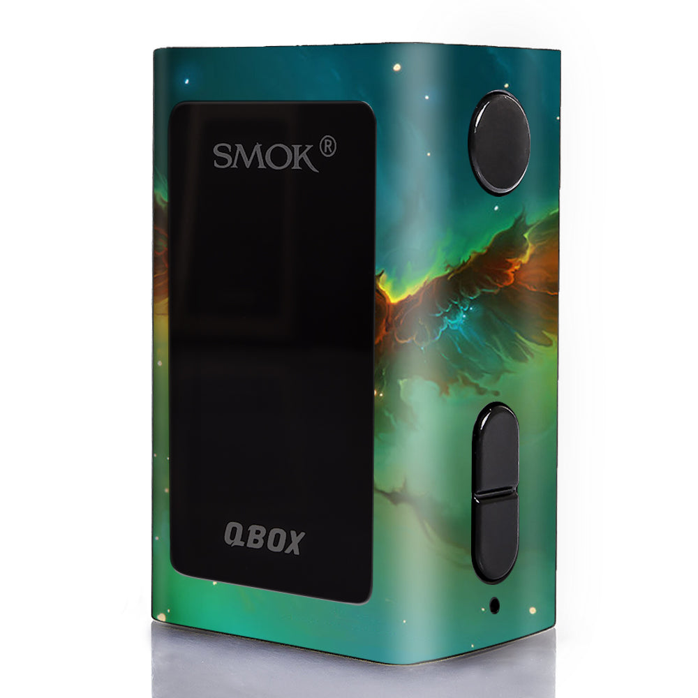  Flying Owl In Clouds Smok Q-Box Skin