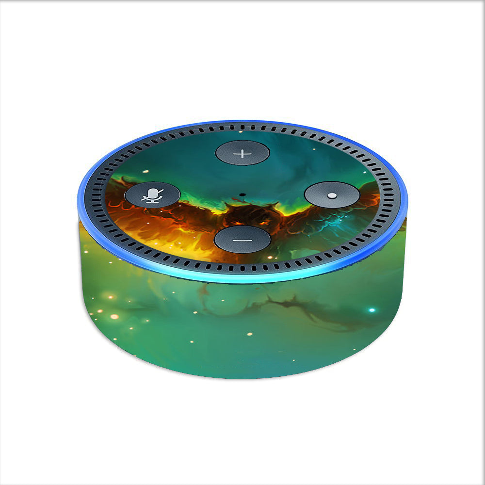  Flying Owl In Clouds Amazon Echo Dot 2nd Gen Skin