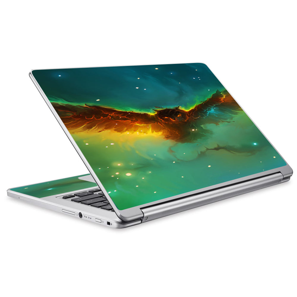  Flying Owl In Clouds Acer Chromebook R13 Skin