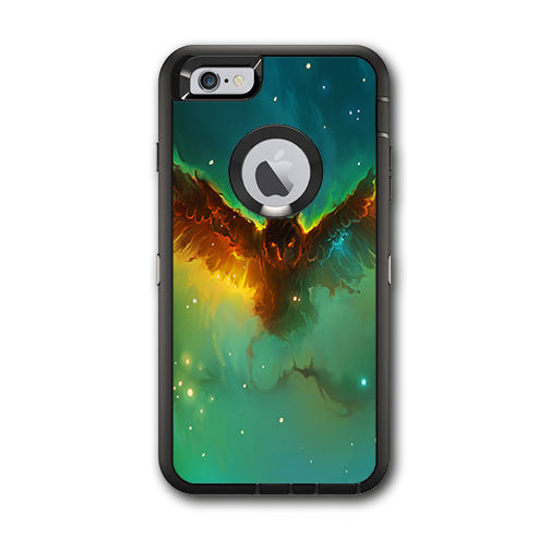  Flying Owl In Clouds Otterbox Defender iPhone 6 PLUS Skin