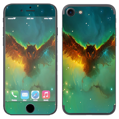  Flying Owl In Clouds Apple iPhone 7 or iPhone 8 Skin