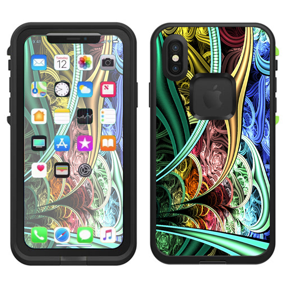  Metabolic Patterns Lifeproof Fre Case iPhone X Skin