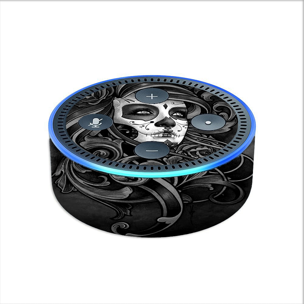  Sugar Skull Girl Amazon Echo Dot 2nd Gen Skin