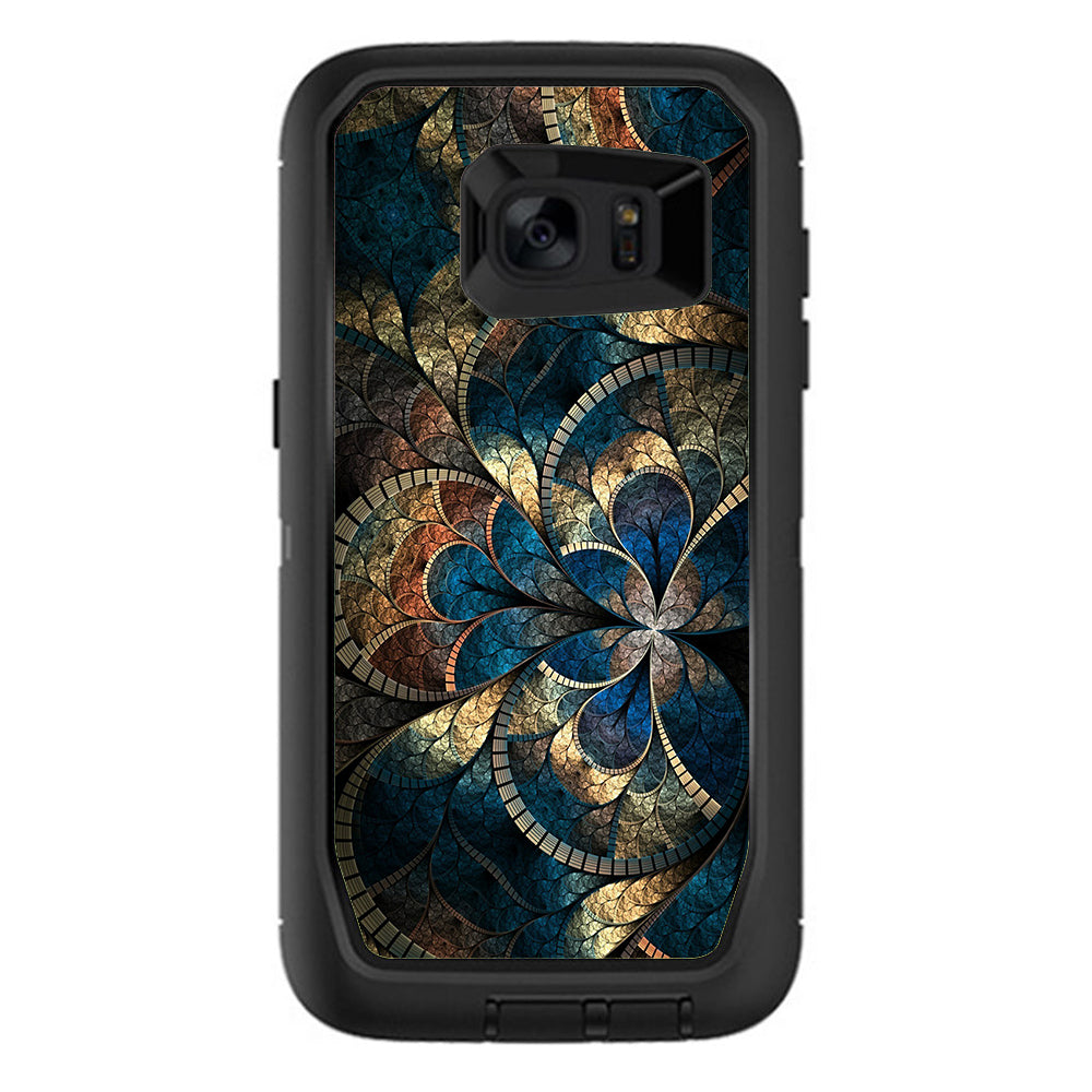  Mandala Tiles Otterbox Defender Samsung Galaxy S7 Edge Skin