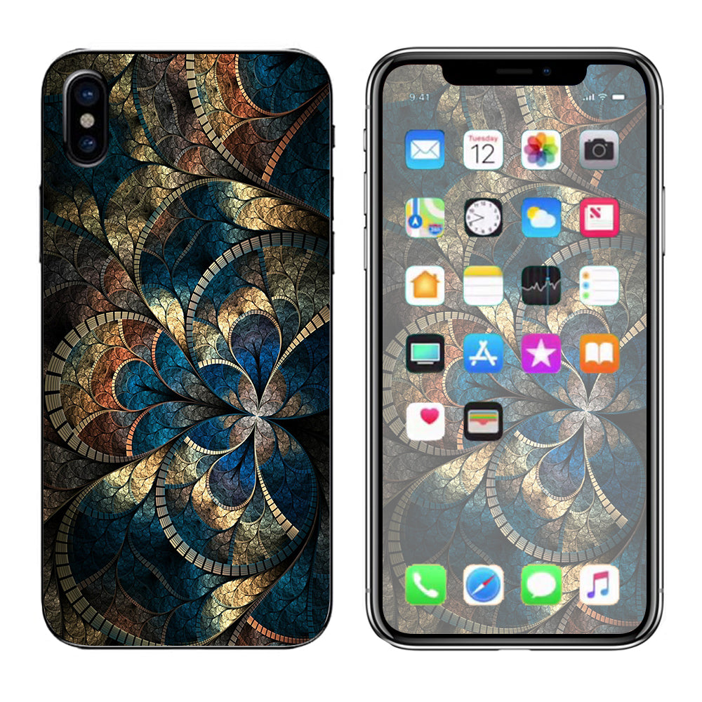  Mandala Tiles Apple iPhone X Skin