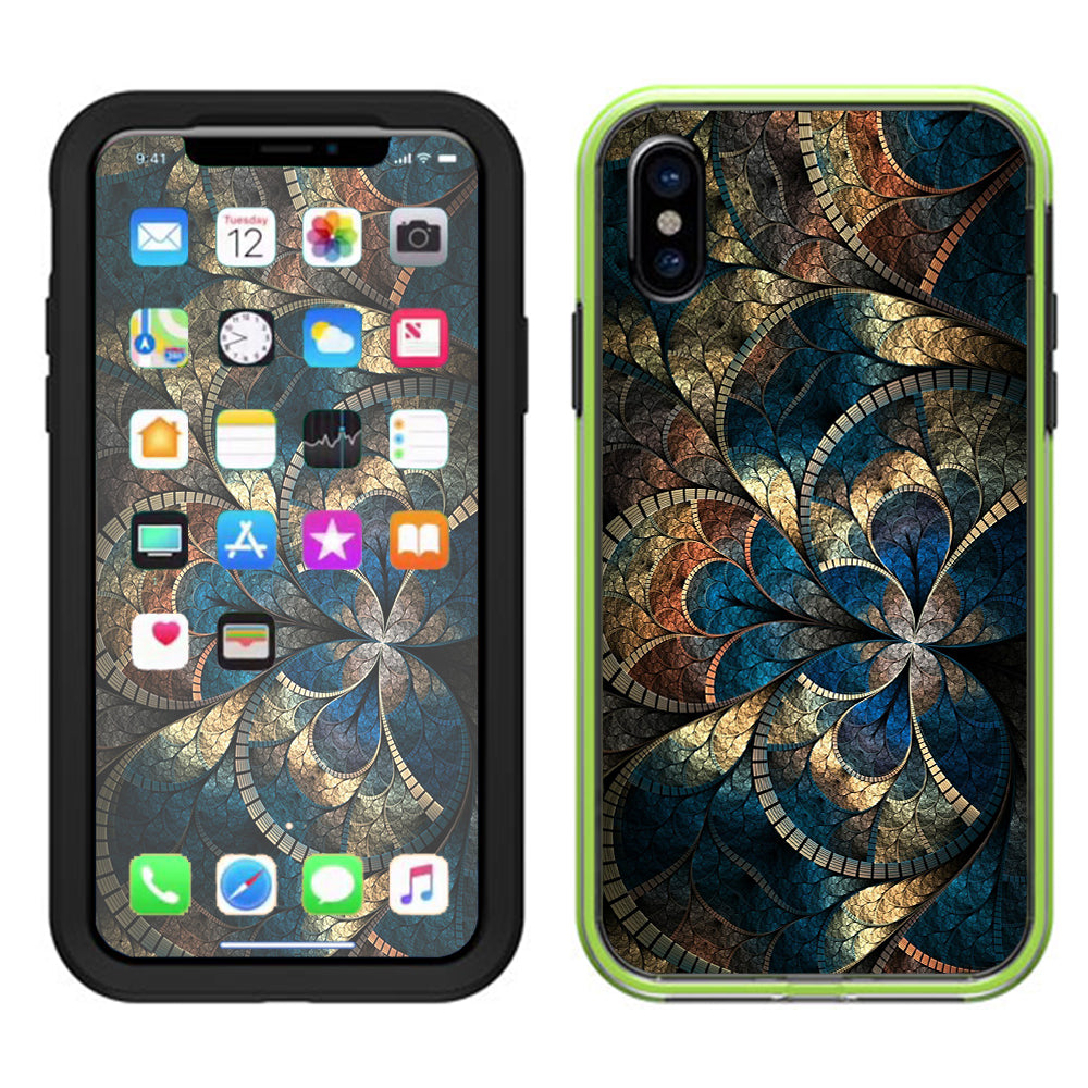  Mandala Tiles Lifeproof Slam Case iPhone X Skin