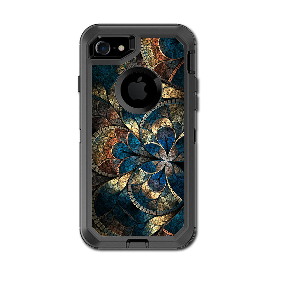  Mandala Tiles Otterbox Defender iPhone 7 or iPhone 8 Skin