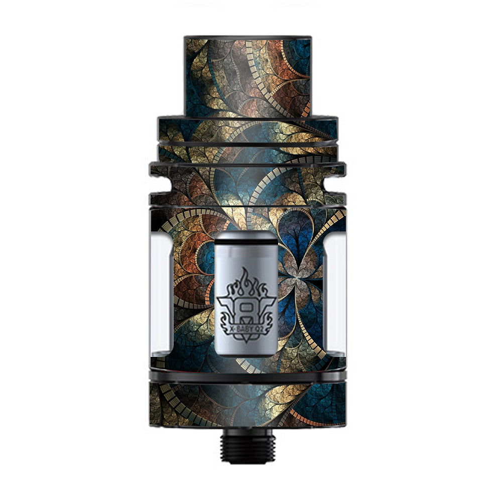  Mandala Tiles TFV8 X-baby Tank Smok Skin