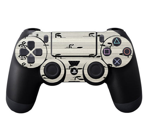  Music Notes Song Page Sony Playstation PS4 Controller Skin