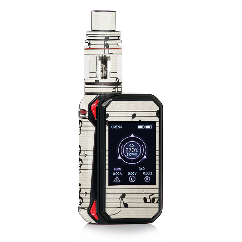  Music Notes Song Page Smok G-priv 2 Skin