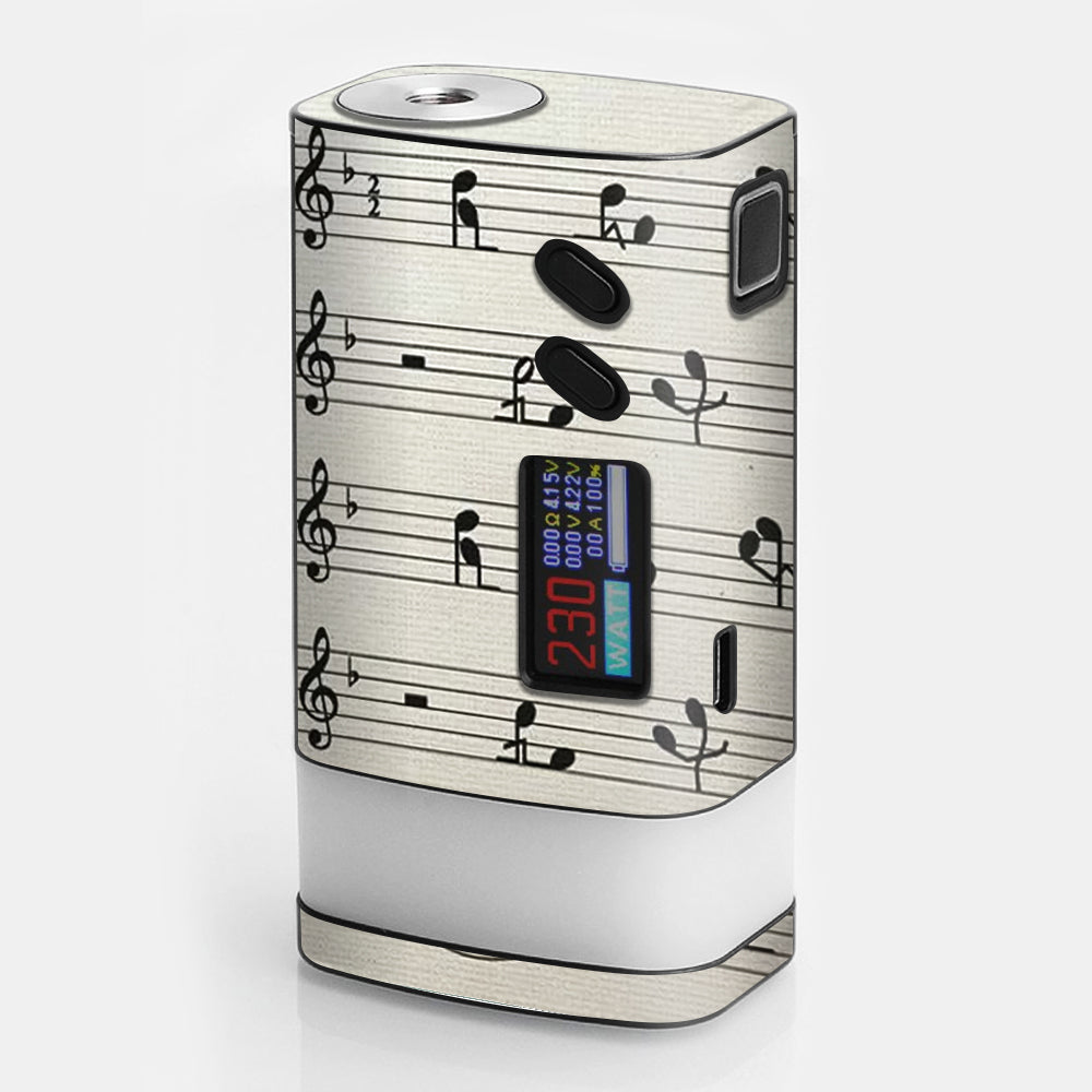  Music Notes Song Page Sigelei Fuchai Glo 230w Skin
