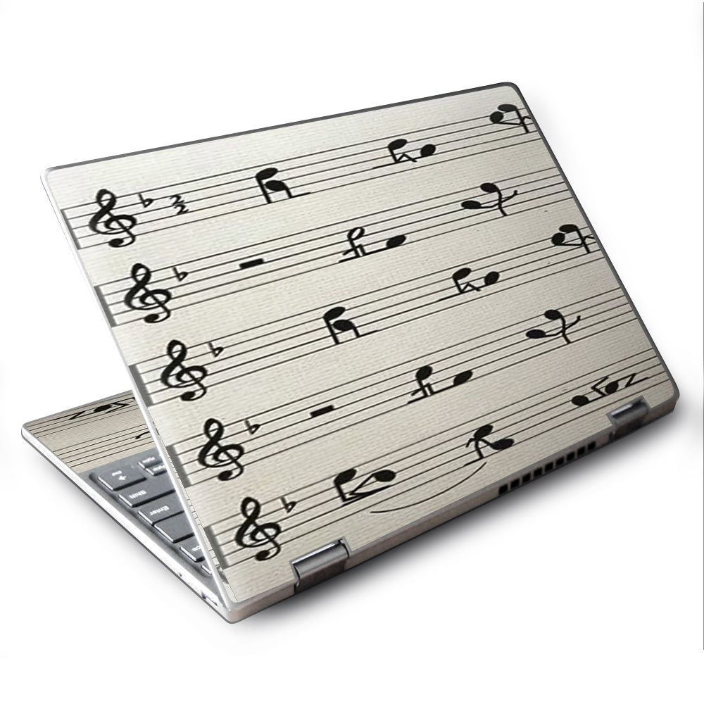  Music Notes Song Page Lenovo Yoga 710 11.6" Skin