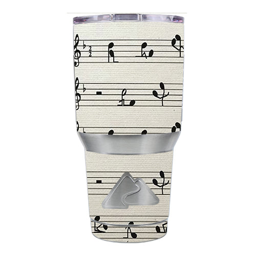  Music Notes Song Page Ozark Trail 20oz Tumbler Skin