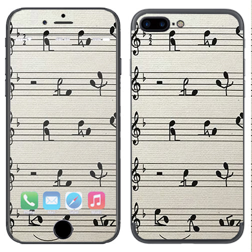  Music Notes Song Page Apple  iPhone 7+ Plus / iPhone 8+ Plus Skin