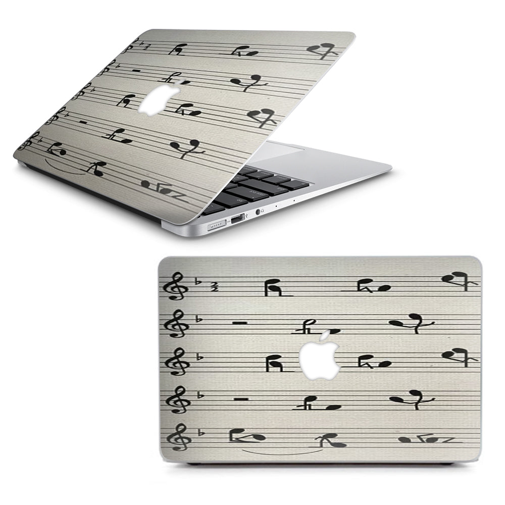  Music Notes Song Page Macbook Air 13" A1369 A1466 Skin