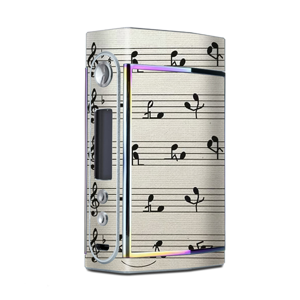  Music Notes Song Page Too VooPoo Skin