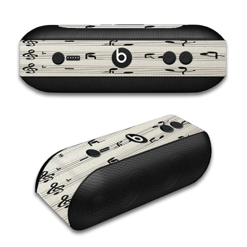 Music Notes Song Page Beats by Dre Pill Plus Skin