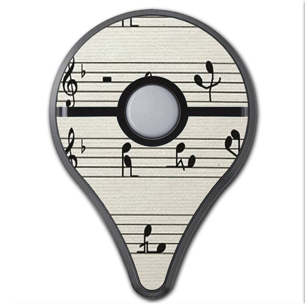  Music Notes Song Page Pokemon Go Plus Skin