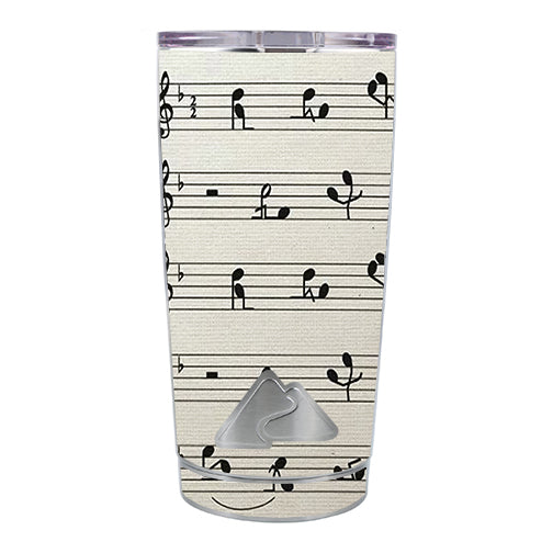  Music Notes Song Page Ozark Trail 20oz Tumbler Skin