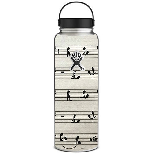  Music Notes Song Page Hydroflask 40oz Wide Mouth Skin