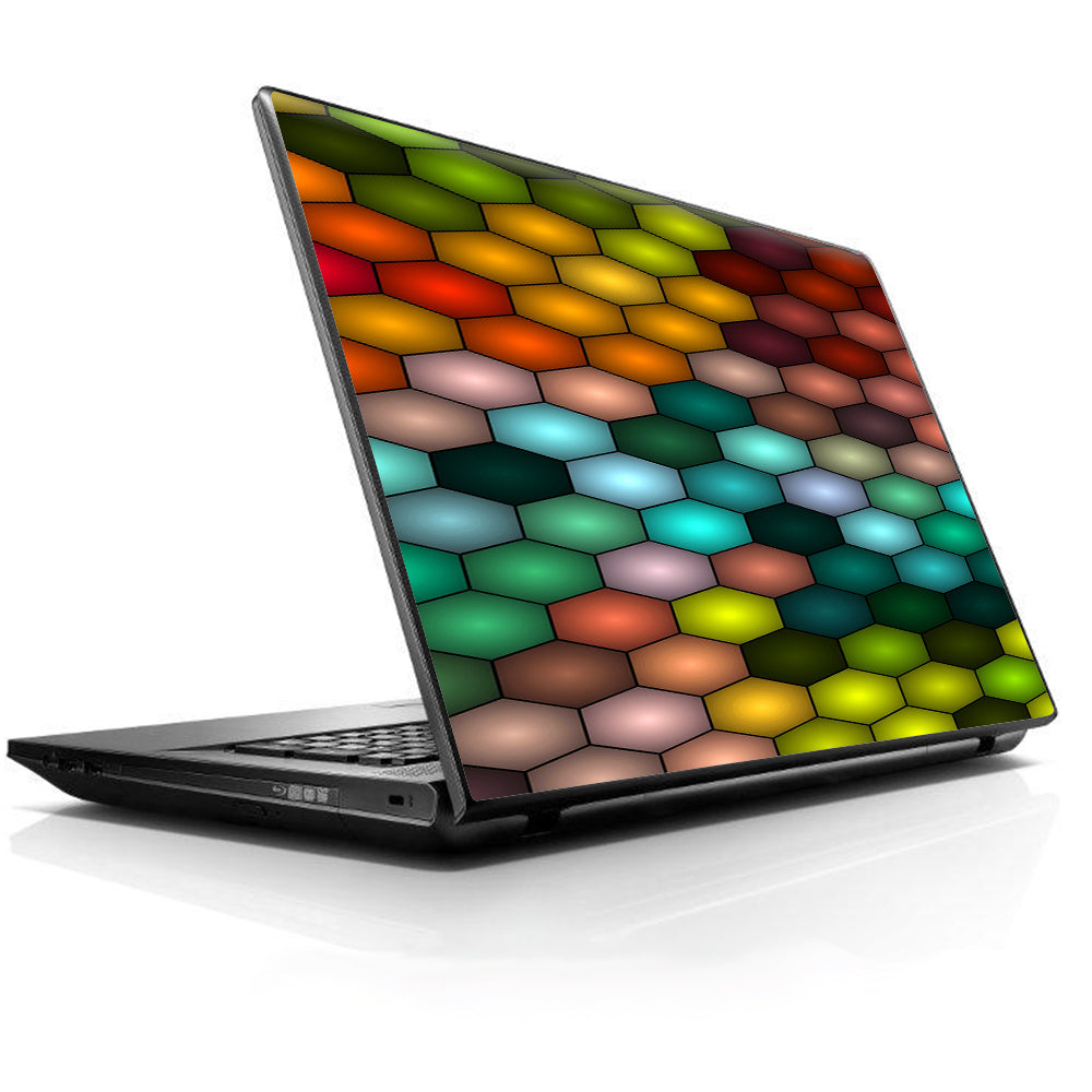  Vector Abstract Honeycomb Universal 13 to 16 inch wide laptop Skin