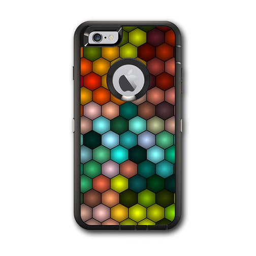  Vector Abstract Honeycomb Otterbox Defender iPhone 6 PLUS Skin