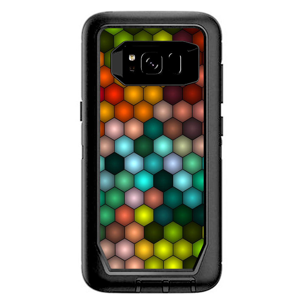  Vector Abstract Honeycomb Otterbox Defender Samsung Galaxy S8 Skin