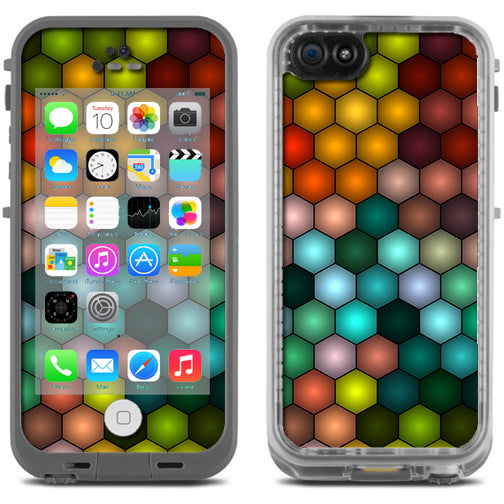  Vector Abstract Honeycomb Lifeproof Fre iPhone 5C Skin