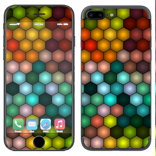  Vector Abstract Honeycomb Apple  iPhone 7+ Plus / iPhone 8+ Plus Skin