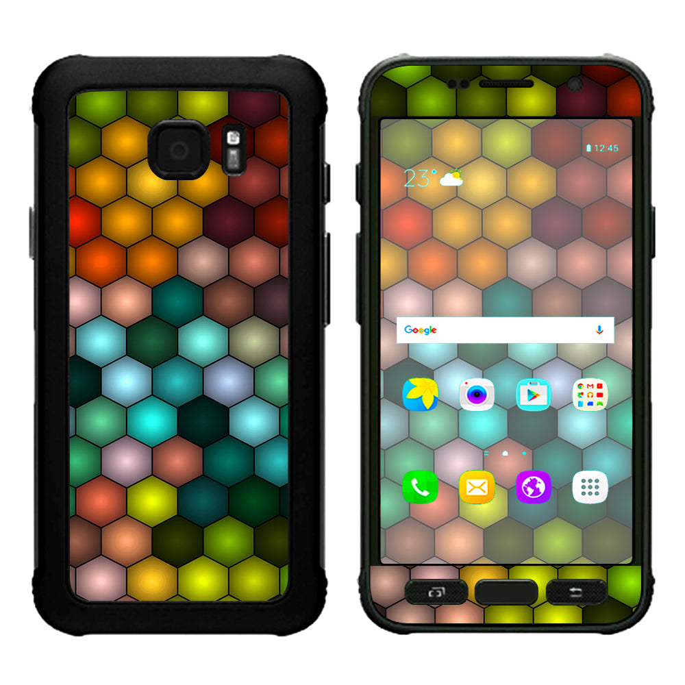  Vector Abstract Honeycomb Samsung Galaxy S7 Active Skin