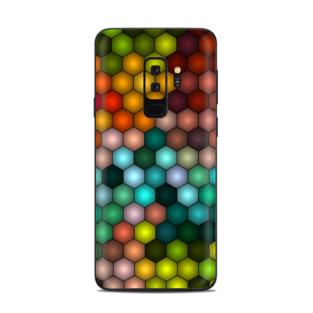  Vector Abstract Honeycomb Samsung Galaxy S9 Plus Skin