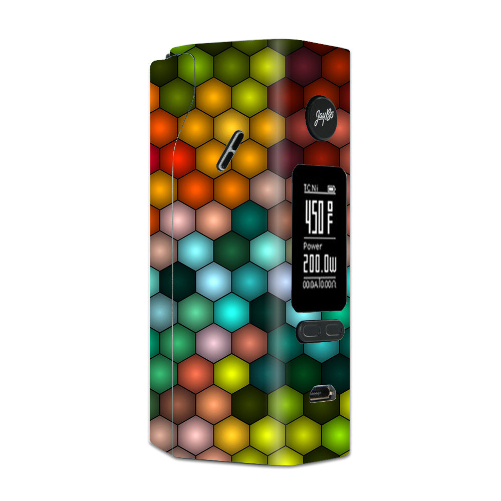  Vector Abstract Honeycomb Wismec Reuleaux RX 2/3 combo kit Skin