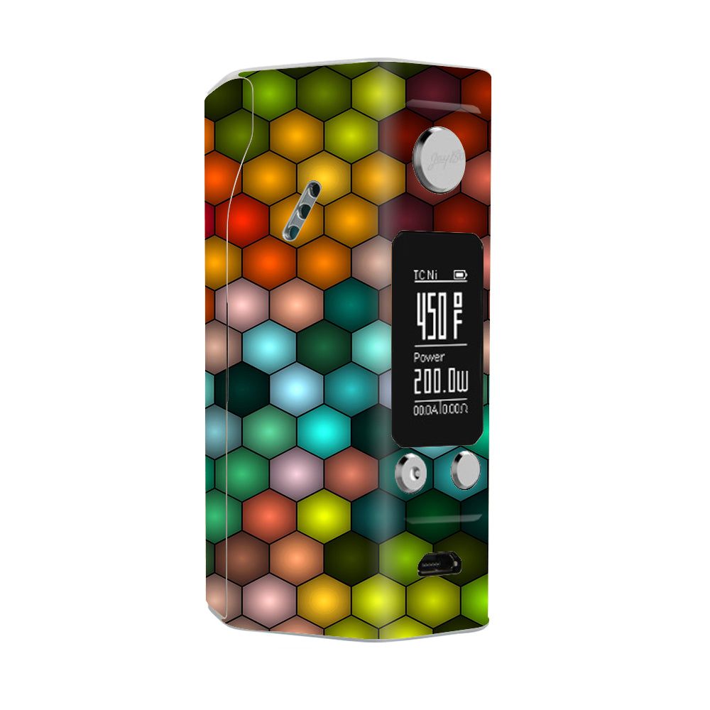  Vector Abstract Honeycomb Wismec Reuleaux RX200S Skin