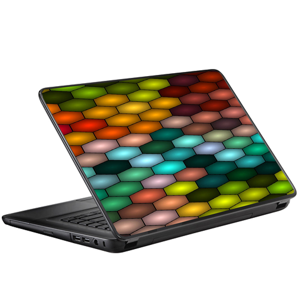  Vector Abstract Honeycomb Universal 13 to 16 inch wide laptop Skin