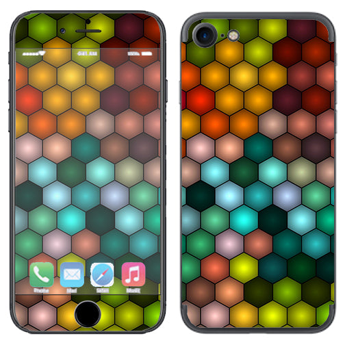  Vector Abstract Honeycomb Apple iPhone 7 or iPhone 8 Skin