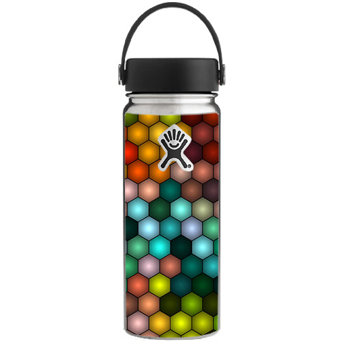  Vector Abstract Honeycomb Hydroflask 18oz Wide Mouth Skin