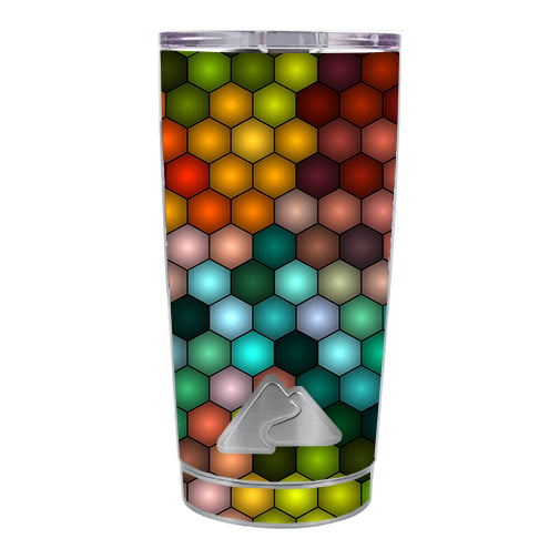  Vector Abstract Honeycomb Ozark Trail 20oz Tumbler Skin