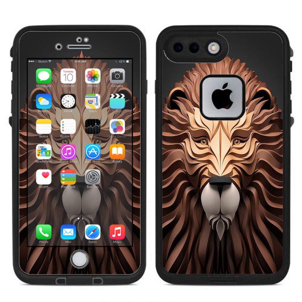  3D Lion Lifeproof Fre iPhone 7 Plus or iPhone 8 Plus Skin