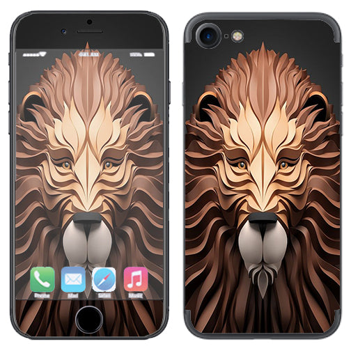  3D Lion Apple iPhone 7 or iPhone 8 Skin