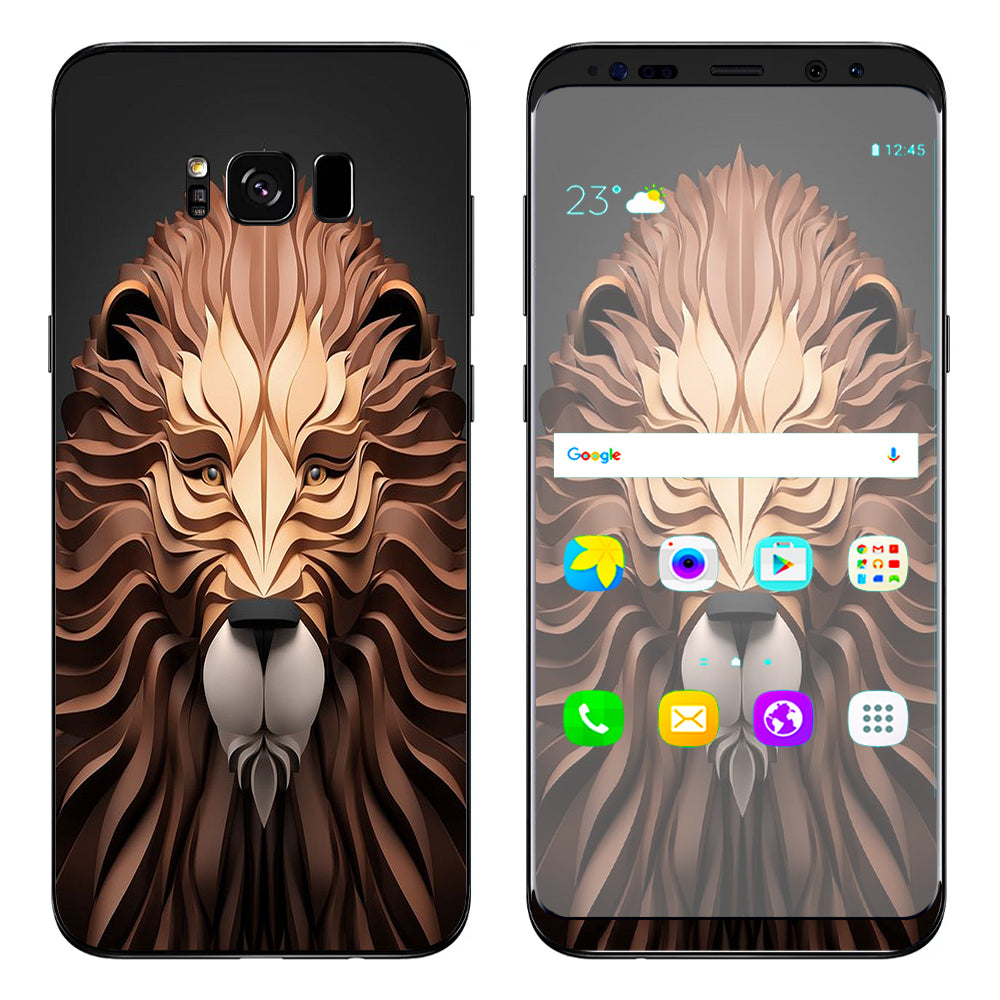  3D Lion Samsung Galaxy S8 Plus Skin