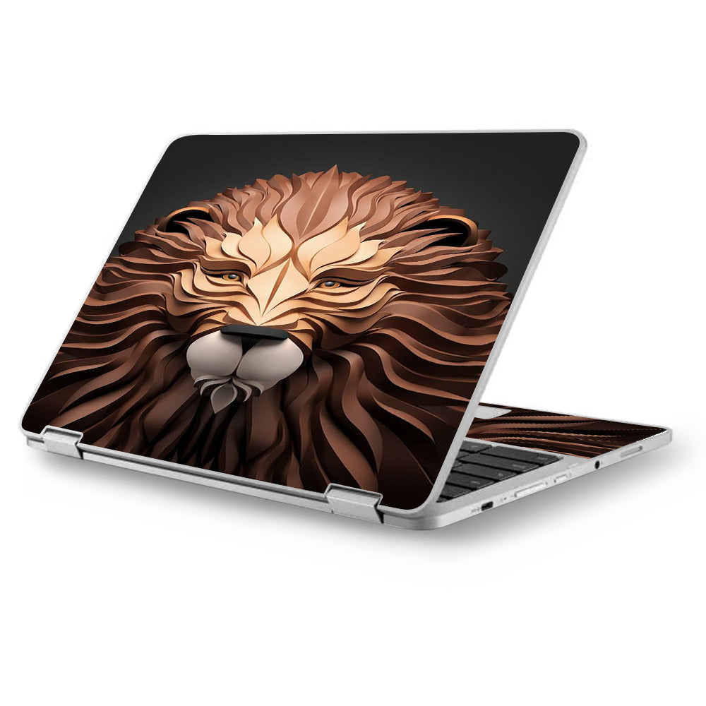  3D Lion Asus Chromebook Flip 12.5" Skin