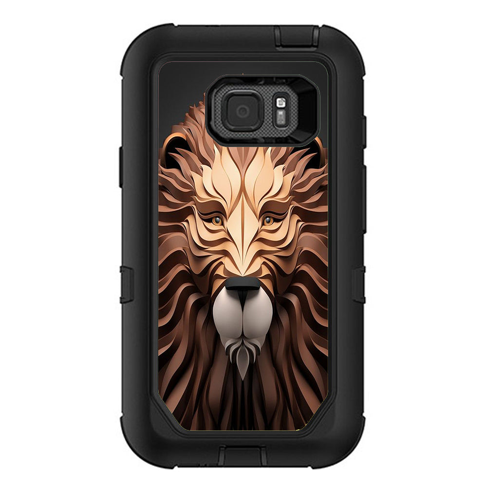  3D Lion Otterbox Defender Samsung Galaxy S7 Active Skin