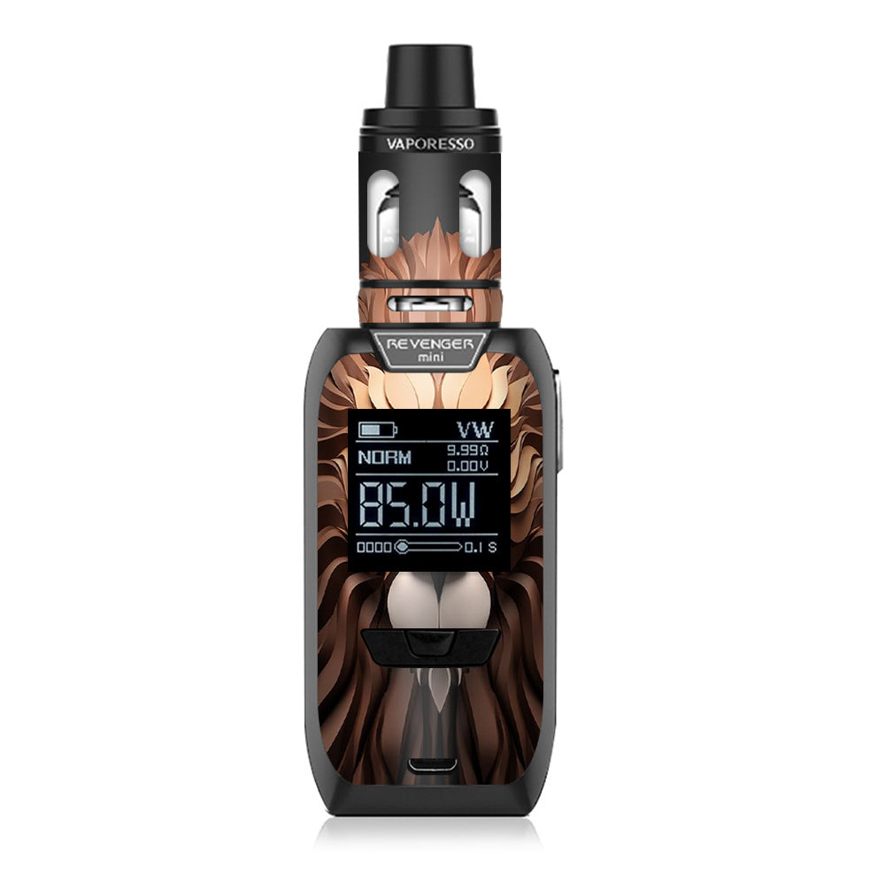  3D Lion Vaporesso Revenger Mini 85w Skin