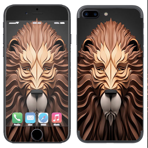  3D Lion Apple  iPhone 7+ Plus / iPhone 8+ Plus Skin