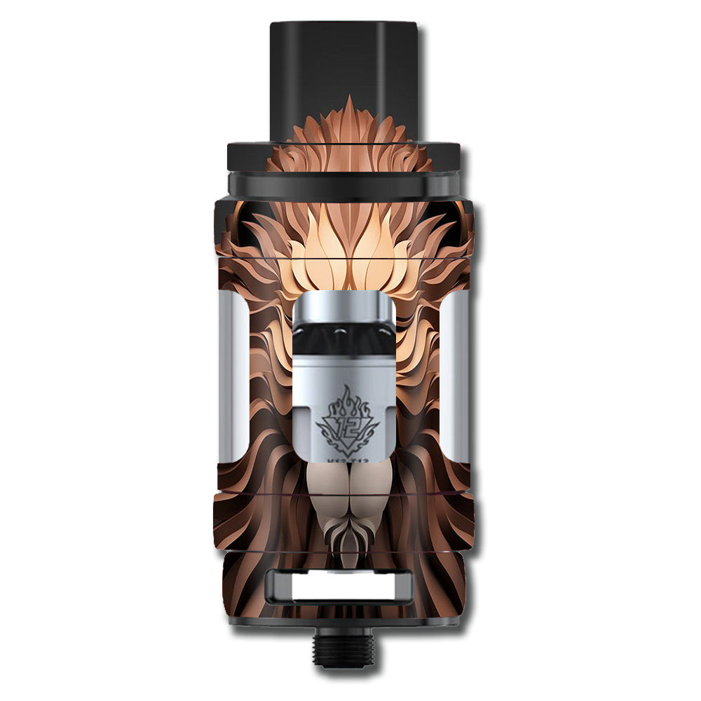  3D Lion Smok TFV12 Tank Skin