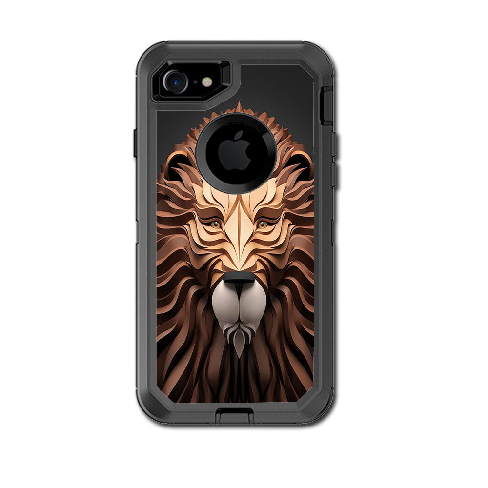  3D Lion Otterbox Defender iPhone 7 or iPhone 8 Skin