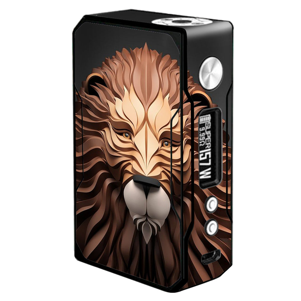  3D Lion Voopoo Drag 157w Skin