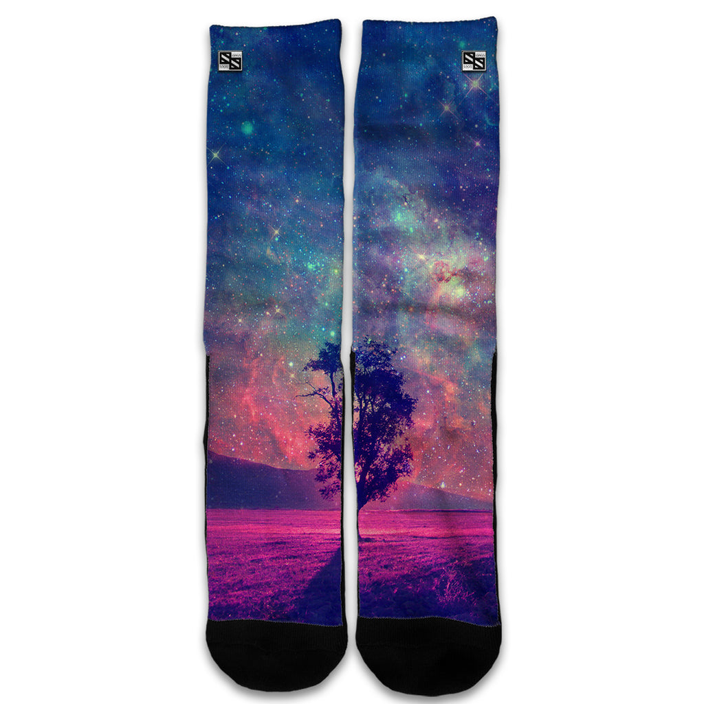  Sky Tree Stars Universal Socks