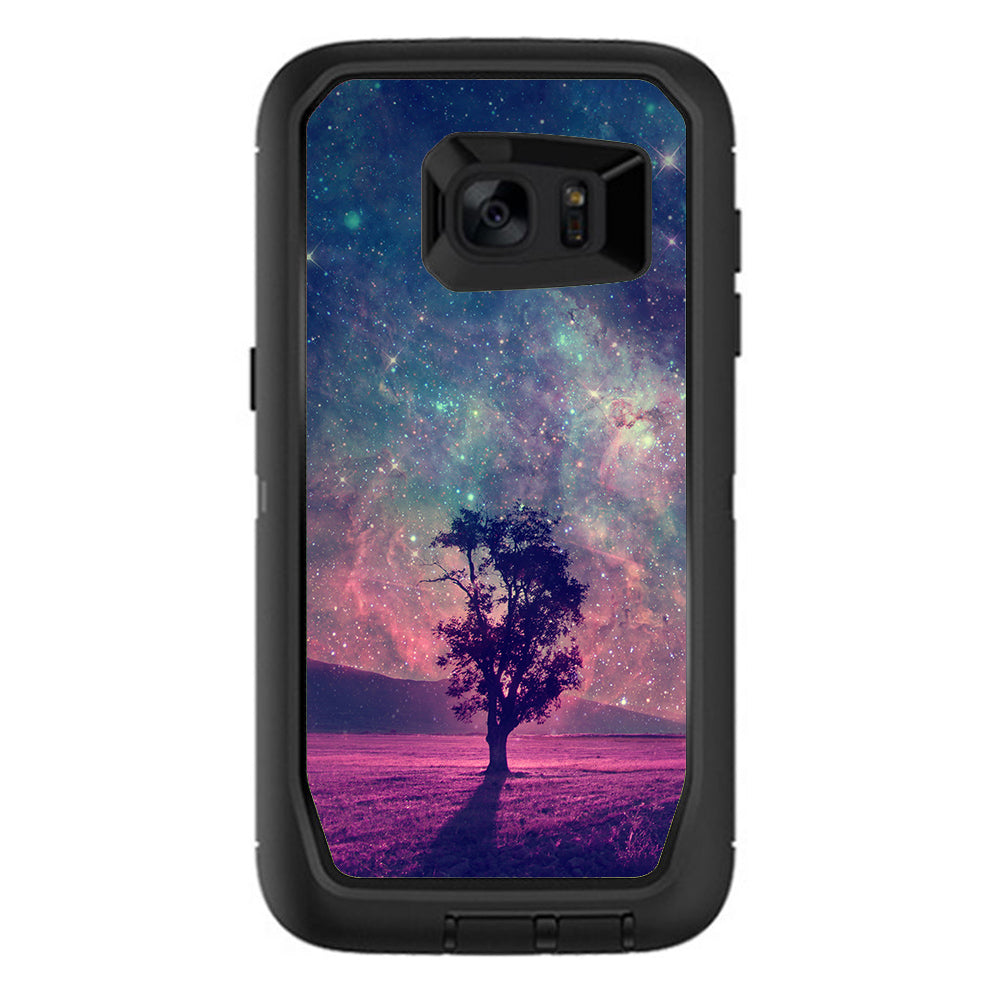  Sky Tree Stars Otterbox Defender Samsung Galaxy S7 Edge Skin