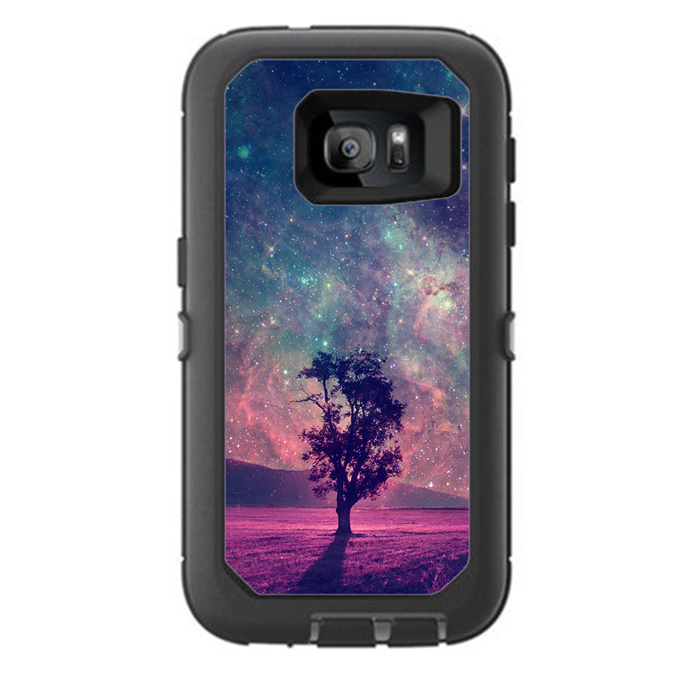  Sky Tree Stars Otterbox Defender Samsung Galaxy S7 Skin